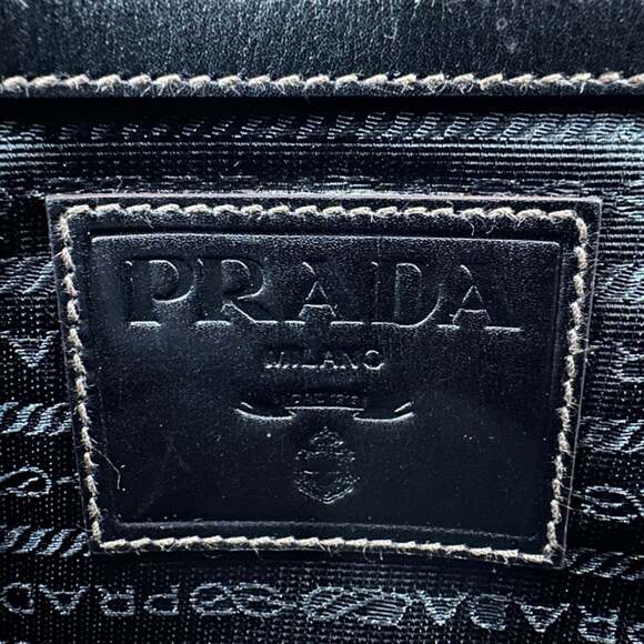 PRADA Brown Leather Shoulder Bag - Picture 9 of 15